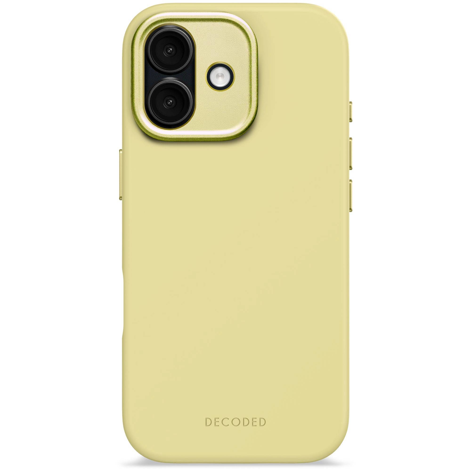 Decoded Decoded AntiMicrobial Silicone Backcover Coque arrière iPhone 17 jaune D25IPO17BCS9YW-0