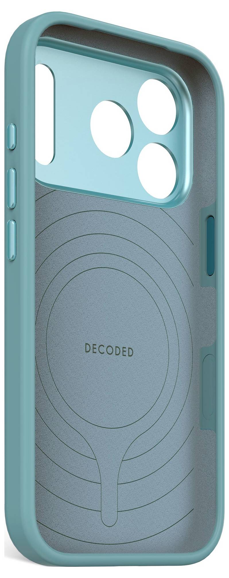 Decoded AntiMicrobial Silicone Coque arrière iPhone 17 Pro bleu D25IPO17PBCS9RB-2