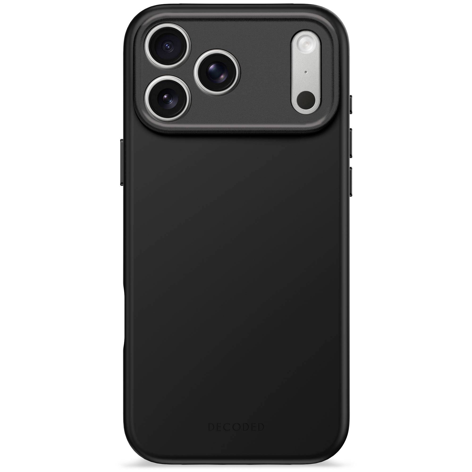 Decoded AntiMicrobial Silicone Coque arrière iPhone 17 Pro Max noir D25IPO17PKBCS9PK-0