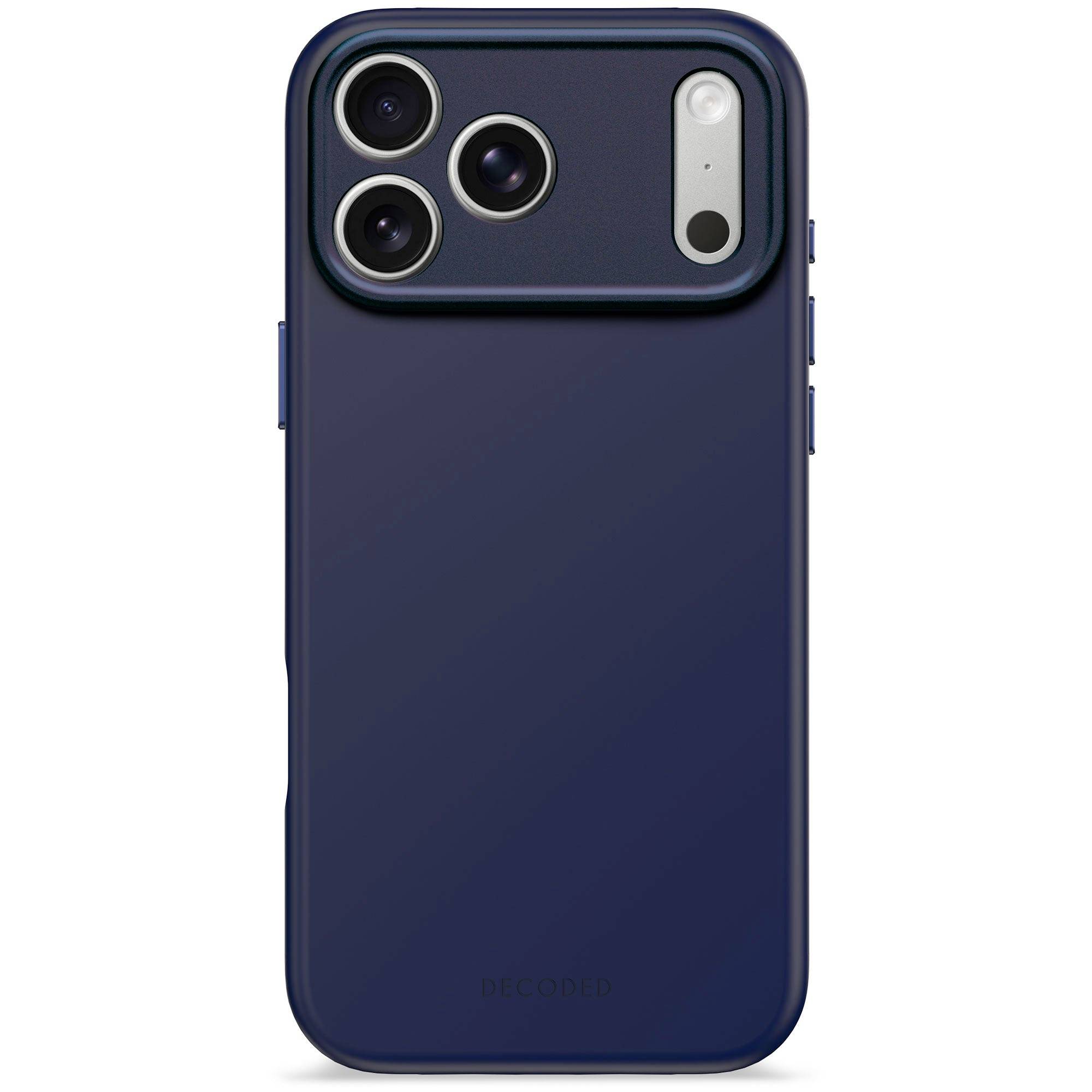 Decoded AntiMicrobial Silicone Coque arrière iPhone 17 Pro Max marine D25IPO17PKBCS9TY-0