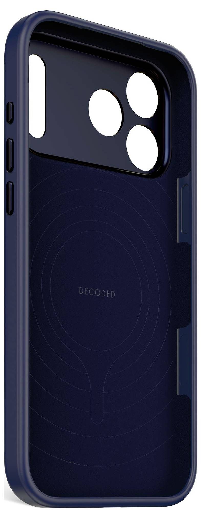Decoded AntiMicrobial Silicone Coque arrière iPhone 17 Pro Max marine D25IPO17PKBCS9TY-2