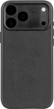Decoded Leather Coque arrière Apple iPhone 17 Pro Max noir  D26IPO17PMBC1BK