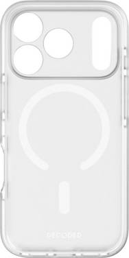 Decoded DropTec Transparent Coque arrière  iPhone 17 Pro Max transparent, blanc  D26IPO17PMBCT2FE