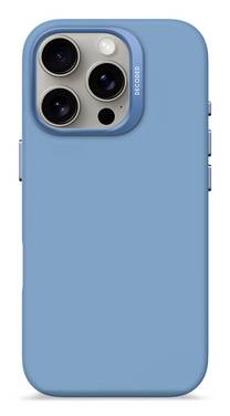 Decoded Decoded AntiMicrobial Silicone Backc. iP Coque arrière  iPhone 16 Pro bleu  D25IPO16PBCS9AE