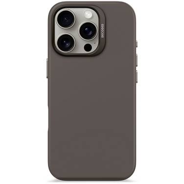 Decoded Decoded AntiMicrobial Silicone Backcover Coque arrière  iPhone 16 Pro noir  D25IPO16PBCS9PM