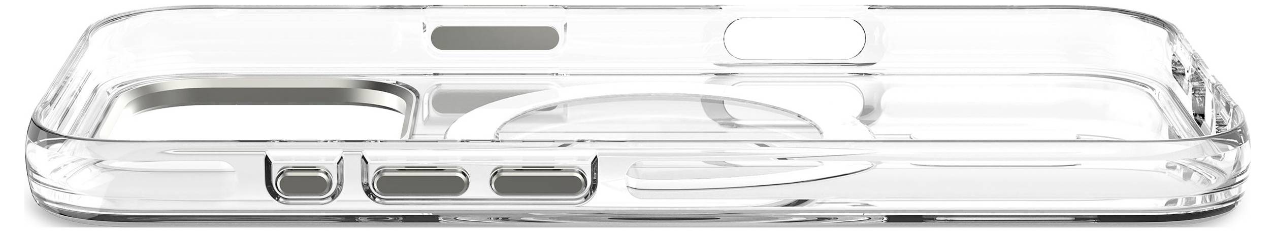 Decoded Decoded Recycled Plastic Backc. iPhone 1 Coque arrière iPhone 16 Pro transparent, blanc D25IPO16PBCT2FE-3