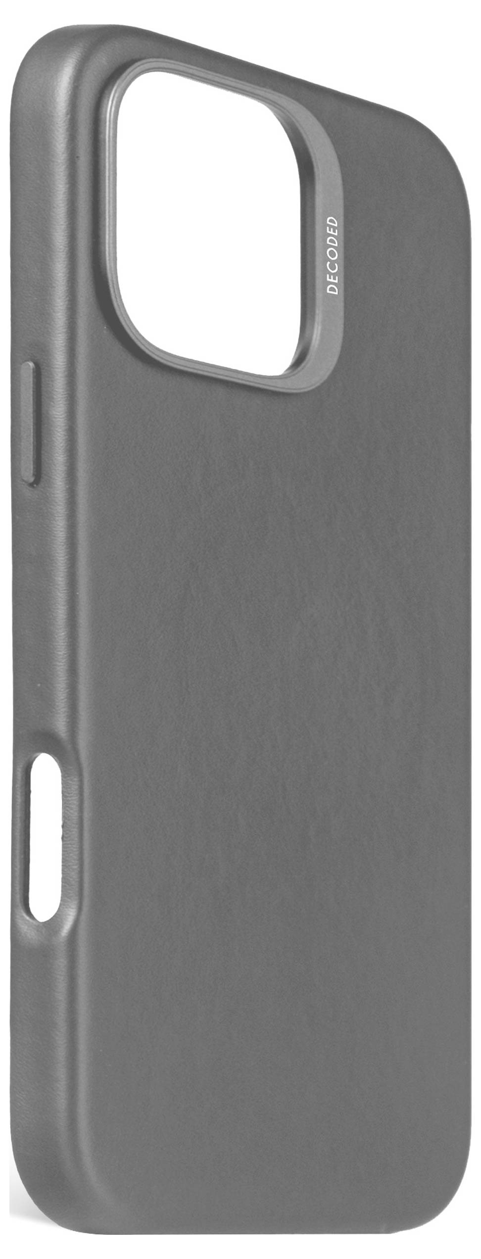Decoded Decoded Leather Backcover iPhone 16 Pro Coque arrière iPhone 16 Pro Max noir D25IPO16PMBC1BK-1