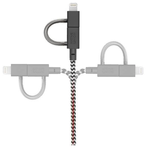 Native Union Câble USB-C USB 2.0 2 m BELT-ULC-ZEB-NP-2