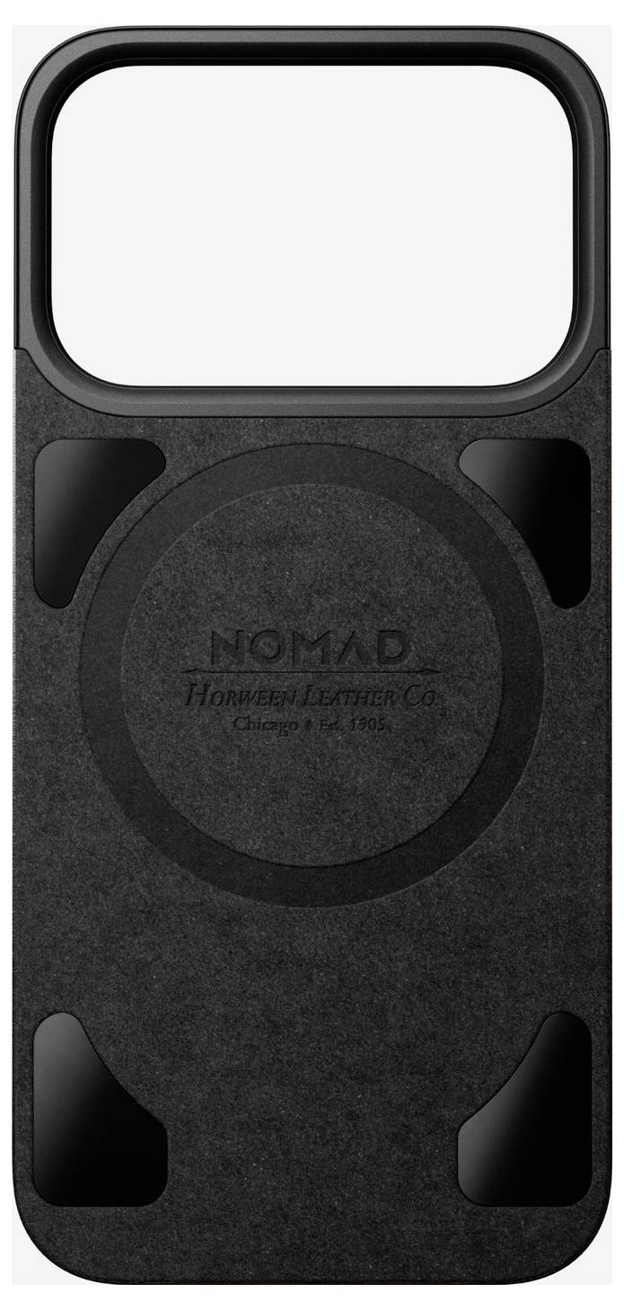 Nomad Magn. Leather Back MagSafe iPhone Leder Case iPhone 17 Pro noir NM014414858-2