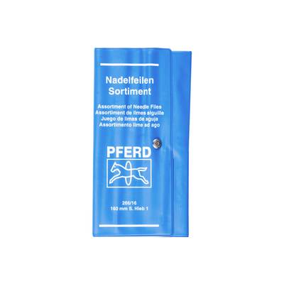 PFERD TOOLS 12704082 Jeu de limes à aiguilles de précision pour CHEVAUX 12 pièces. Dans un sac à roulettes de 160 mm, ta-0