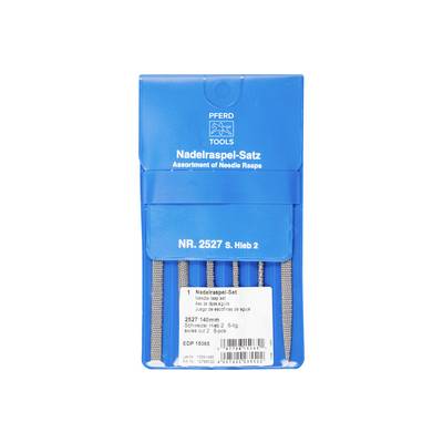 PFERD TOOLS 12799020 Jeu de râpe à aiguilles pour CHEVAUX 6 pièces. Dans un sac en plastique de 140mm taille suisse 2, p-0