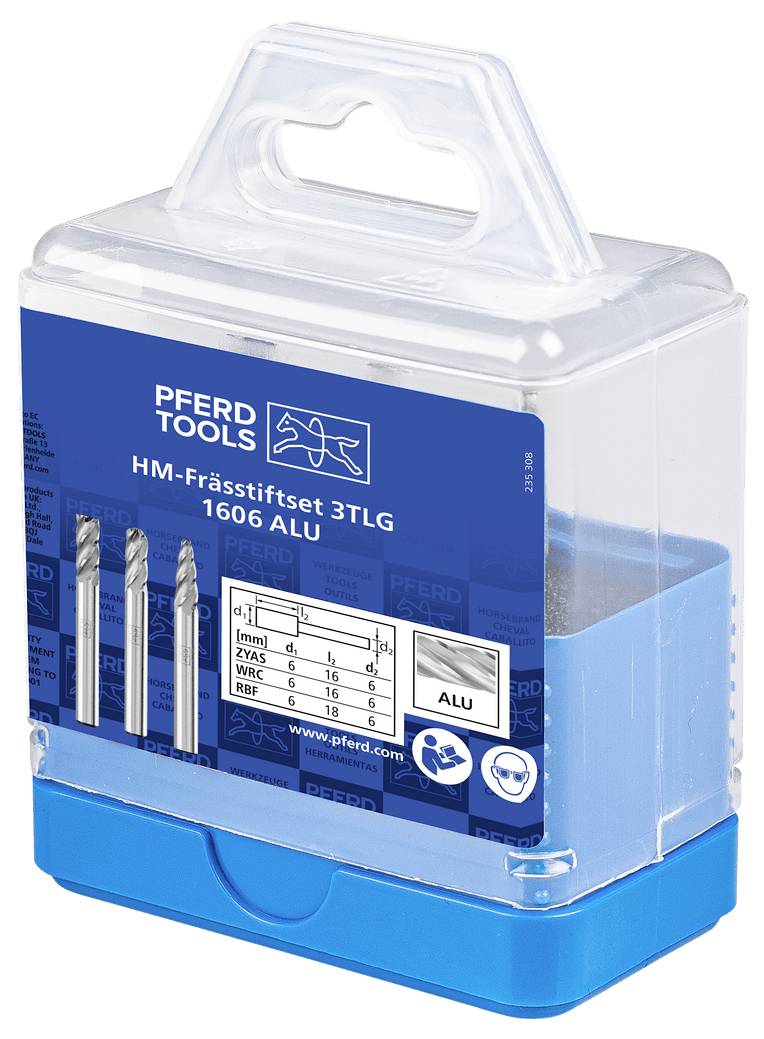 PFERD TOOLS 21901606 Set de fraises sur tige-1