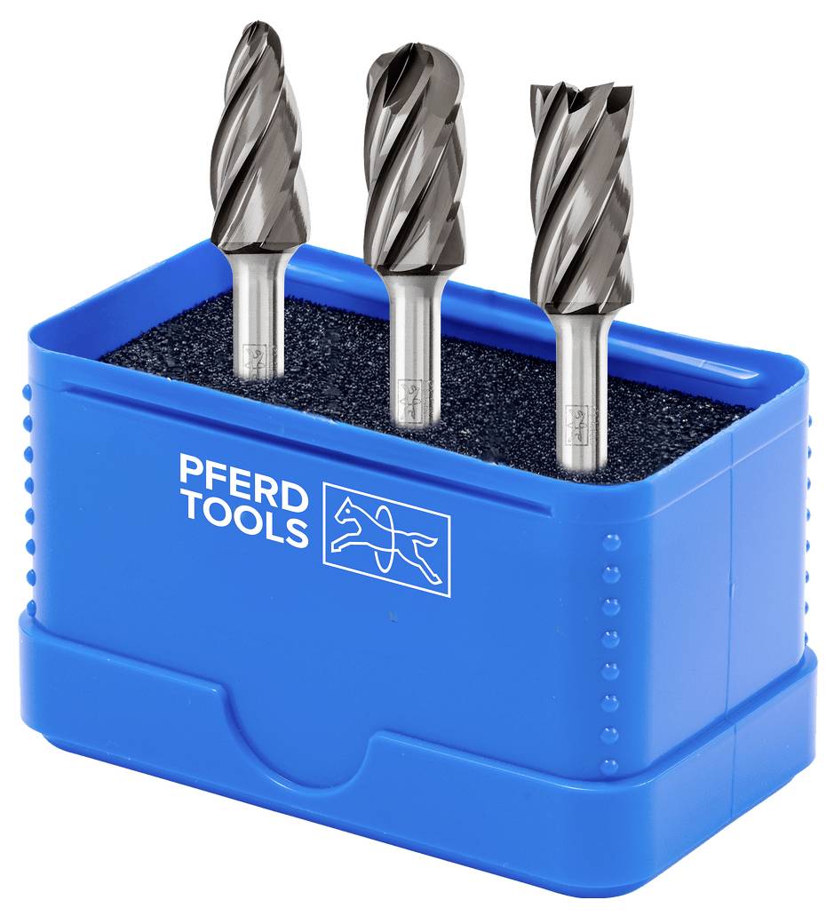 PFERD TOOLS 21901614 Set de fraises sur tige Dimension produit, Ø 12 mm Diamètre de tige 6 mm-2