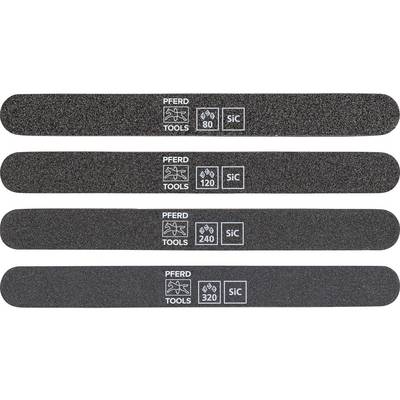 PFERD TOOLS 40110050 Jeu de boucles POUR CHEVAUX OUTILS 4tlg. SF-R 180x19x5mm SIC 80, 120 , 240, 320 pour affûtage et fi-0