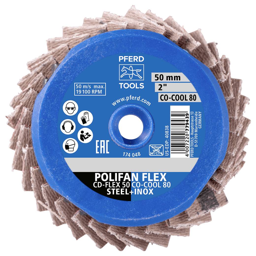 PFERD TOOLS 42719825 Set de disques abrasifs Diamètre 50 mm Grain=60 10 pc(s)-2