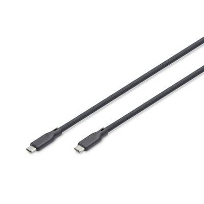Digitus Câble USB-C USB4™ USB-C®, USB-C® mâle 1.5 m noir 16K UHD, 10K UHD, 8K UHD, 4K UHD, avec manchon de protection co-0