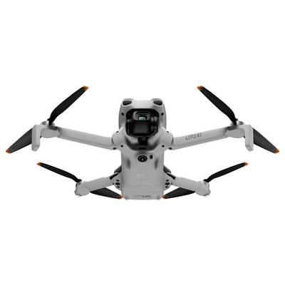 Vue de face d'un drone DJI L1 gris avec quatre rotors, un cardan de caméra au centre et le marquage « L1 » sur le bras.