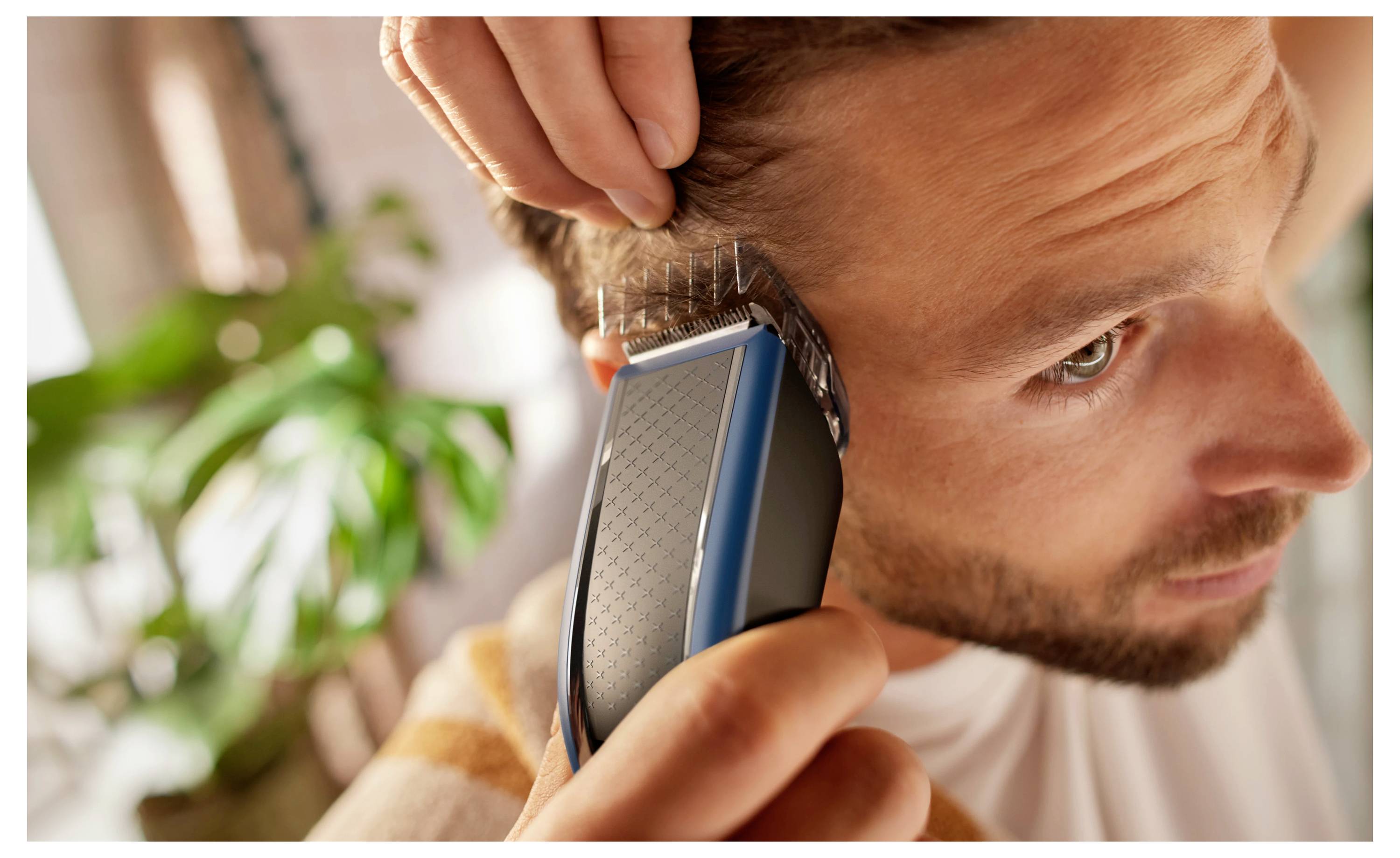 Philips Hairclipper series 5000 Tondeuse à cheveux lavable noir, bleu-7
