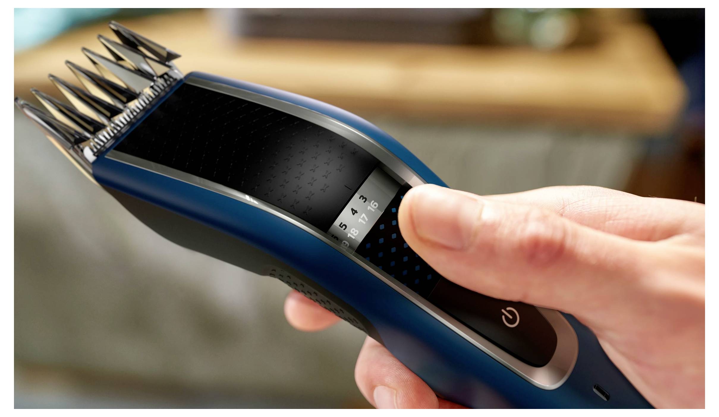 Philips Hairclipper series 5000 Tondeuse à cheveux lavable noir, bleu-19