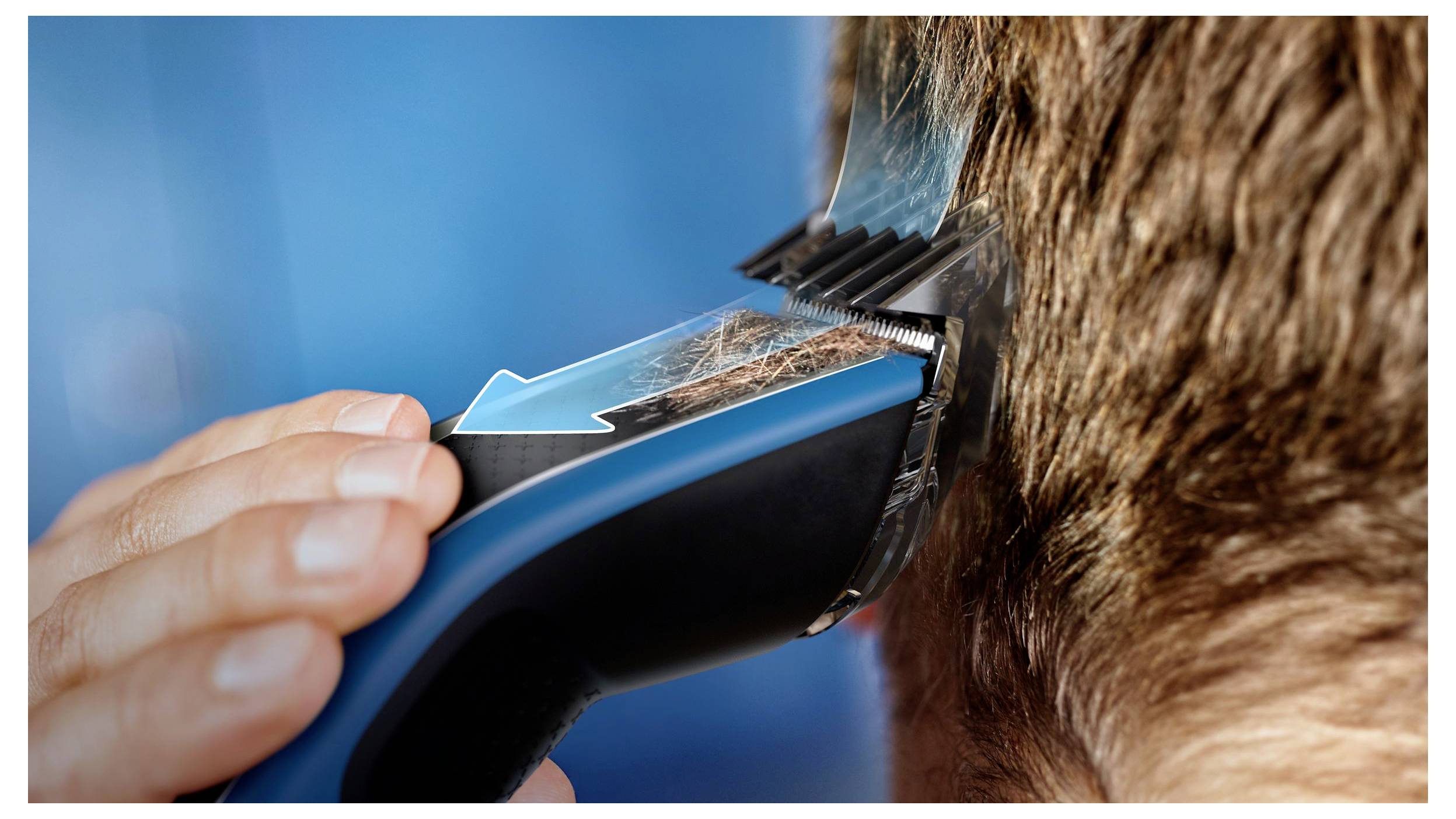 Philips Hairclipper series 5000 Tondeuse à cheveux lavable noir, bleu-22
