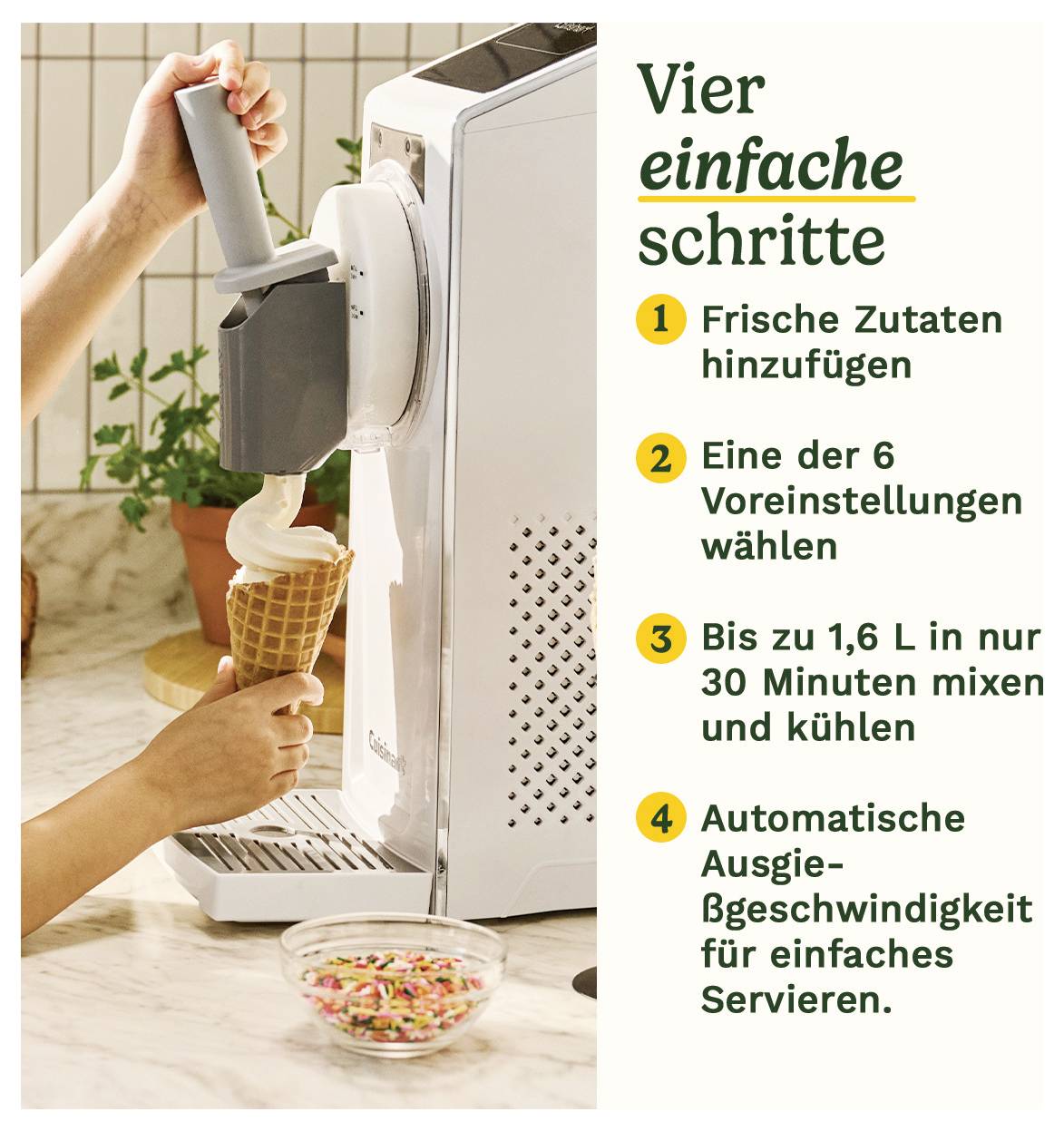 Cuisinart ICE201E Sorbetière 1.6 l-2
