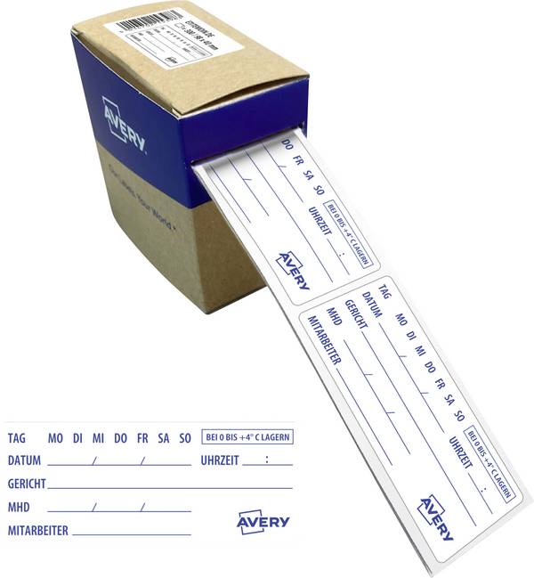 Avery-Zweckform ETITEMOIN.DE Etiquette multifonctions 98 x 40 mm papier blanc 1 pc(s) décollable inscription à main