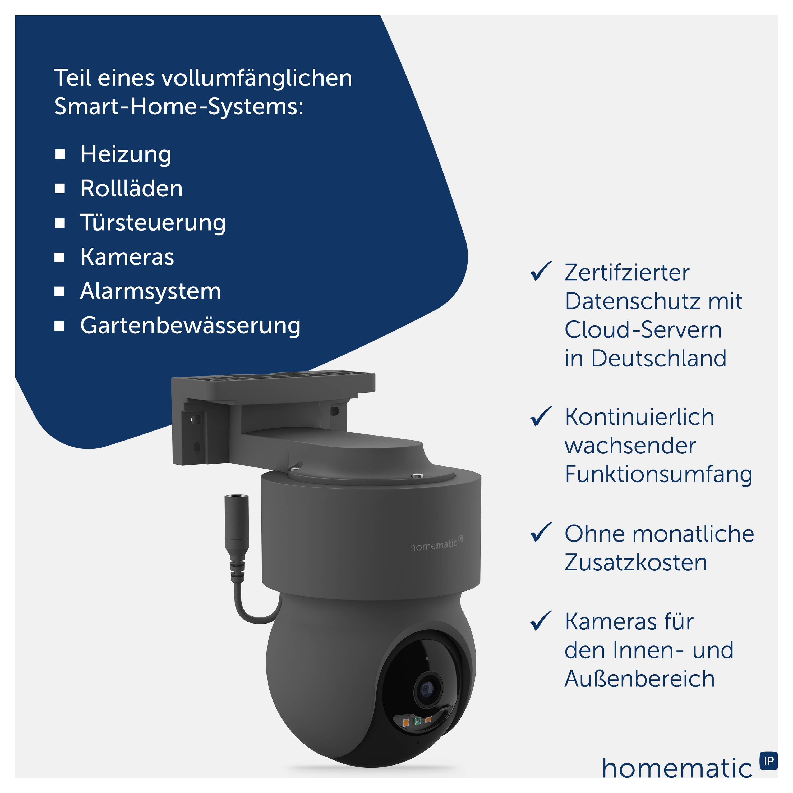 162944A0 Homematic IP HmIP-CO-A Wi-Fi IP Caméra de surveillance 2880 x 1600 pixels-15
