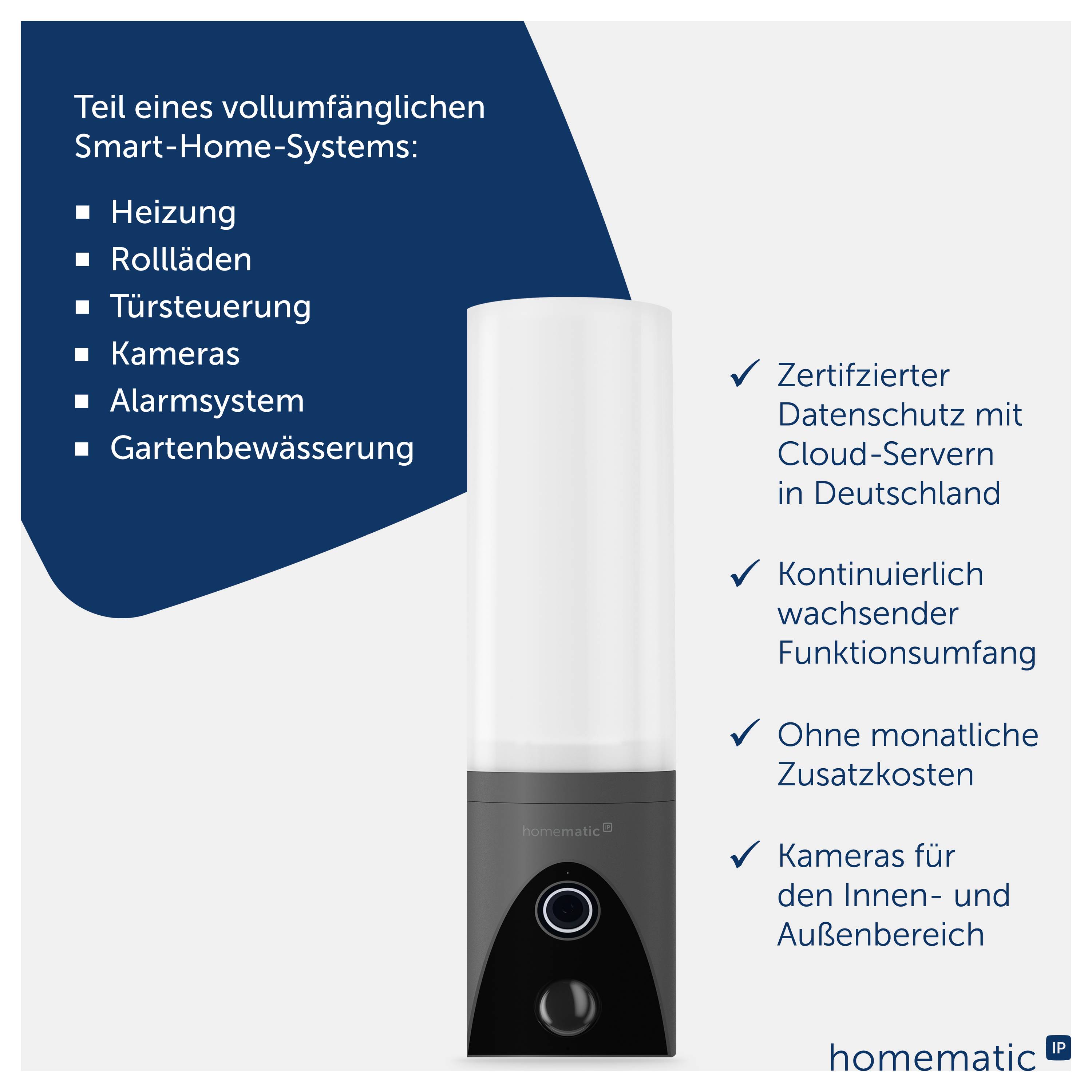162948A0 Homematic IP HmIP-COL-A Wi-Fi IP Caméra de surveillance-15