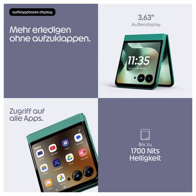 Motorola razr 70 256 GB vert foncé CEE A (A - G) 17.5 cm (6.9 pouces) Smartphone-15