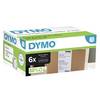 DYMO Rouleau d'étiquettes 104 x 159 mm blanc 6 rouleau(x) décollable 2238107 Etiquette pour adresse