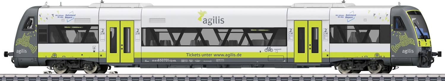 Märklin 036968 H0 automotrice diesel Regio Shuttle RS1 "agilis", série 650