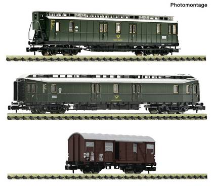 Fleischmann 6660168 N 3 pièces Set: Train postal, DB