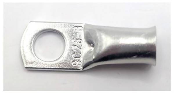 Mueller Electric MCL25-8 Cosse à oeillet résistant à la corrosion Section max.=25 mm² Ø du trou=8.4 mm non isolé métallique 1 pc(s)