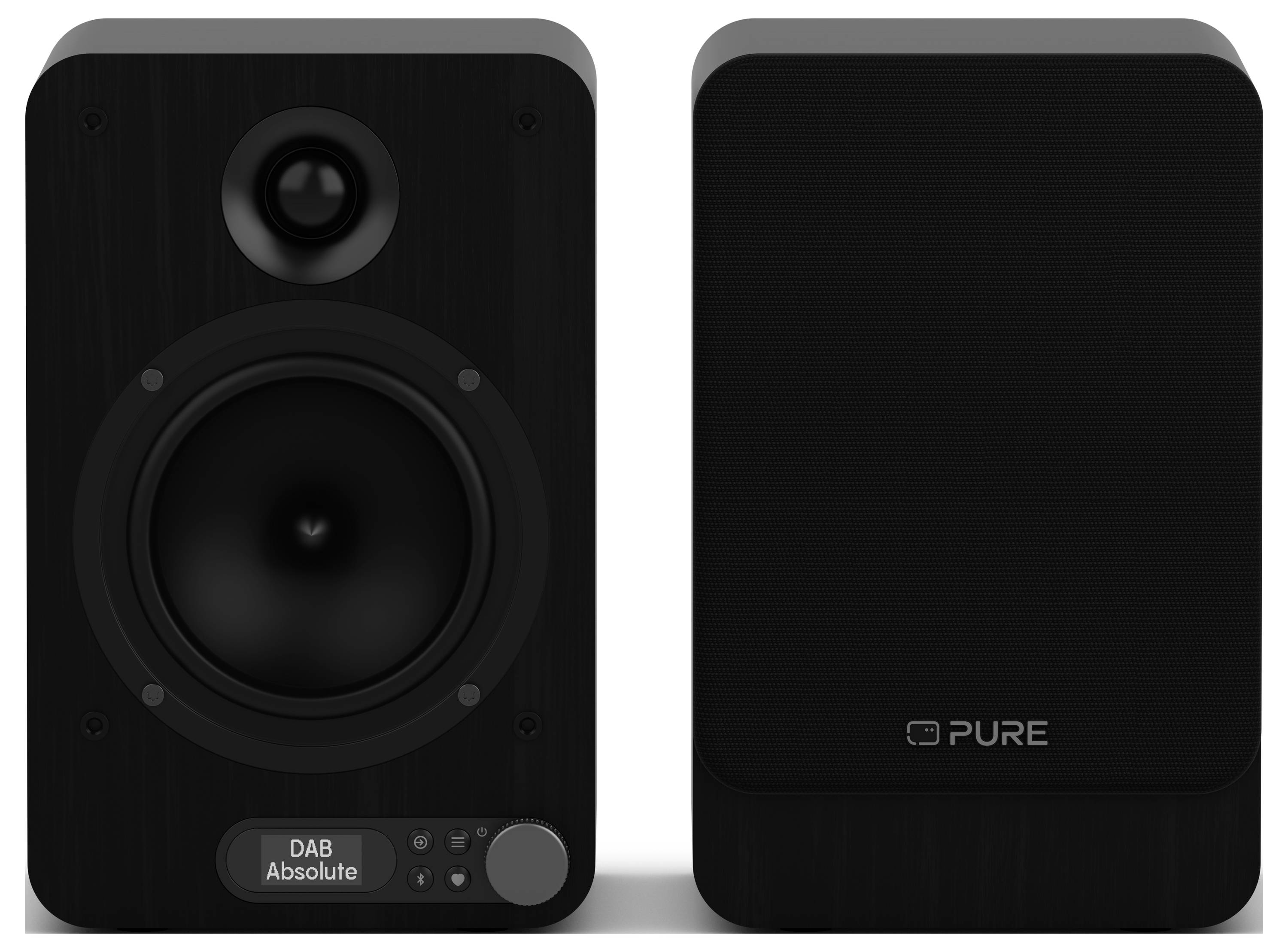 Pure Classic Active Black EU/UK Système radio FM, DAB+, DAB Bluetooth, DAB, DAB+, FM avec télécommande noir-1