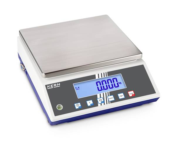 Kern FCB 15K-3DM Balance de table FCB 15K-3DM  Plage de pesée (max.) 15 kg Lisibilité 2 g, 500 g sur bloc d'alimentation