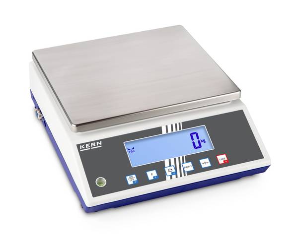 Kern FCB 6K-3DM Balance de table FCB 6K-3DM  Plage de pesée (max.) 6000 g Lisibilité 1 g, 2 g sur bloc d'alimentation