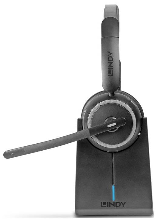 LINDY L118 WL Micro-casque supra-auriculaire Bluetooth noir ordinateur-1