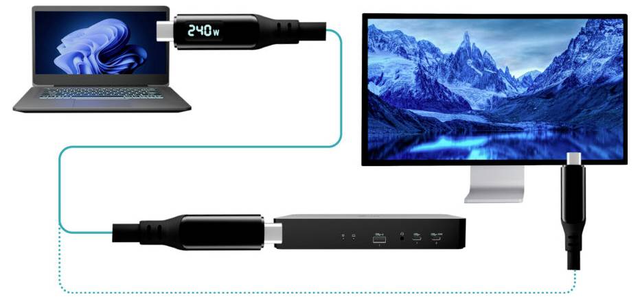 i-tec Câble Thunderbolt™ 1.5 m noir TB4CBL150CMPRO-3