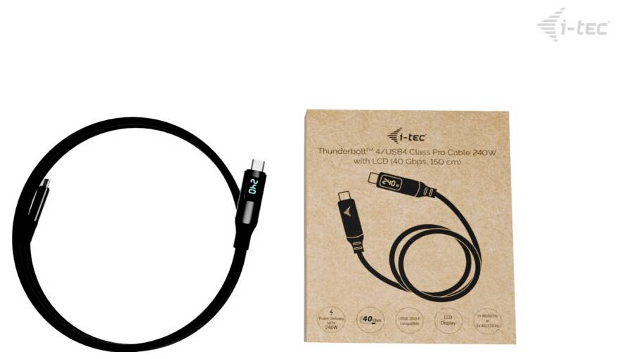 i-tec Câble Thunderbolt™ 1.5 m noir TB4CBL150CMPRO-4