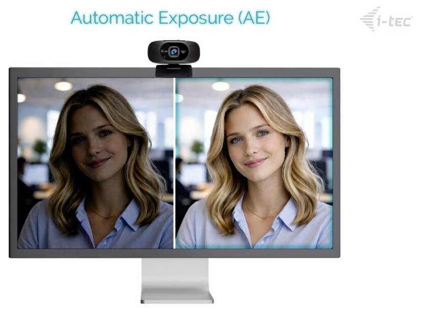Webcam Full HD i-tec SOLOMON 200 1080p Business Webcam 1920 x 1080 Pixel-12