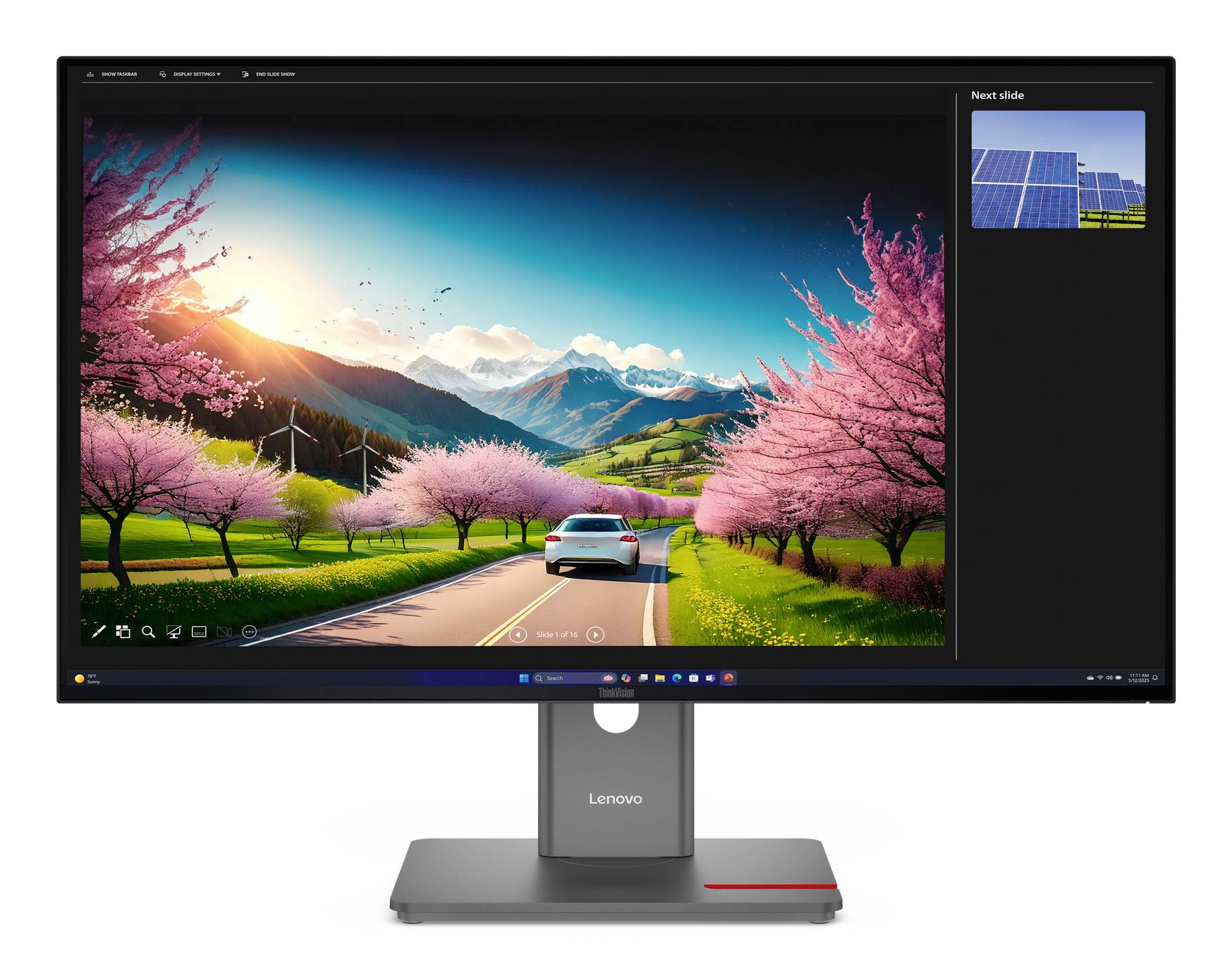 Moniteur LCD Lenovo Lenovo ThinkVision P32UD-40 (31,5"") UH CEE E (A - G) 80 cm 31.5 pouces 16:9 6 ms VA LCD-0