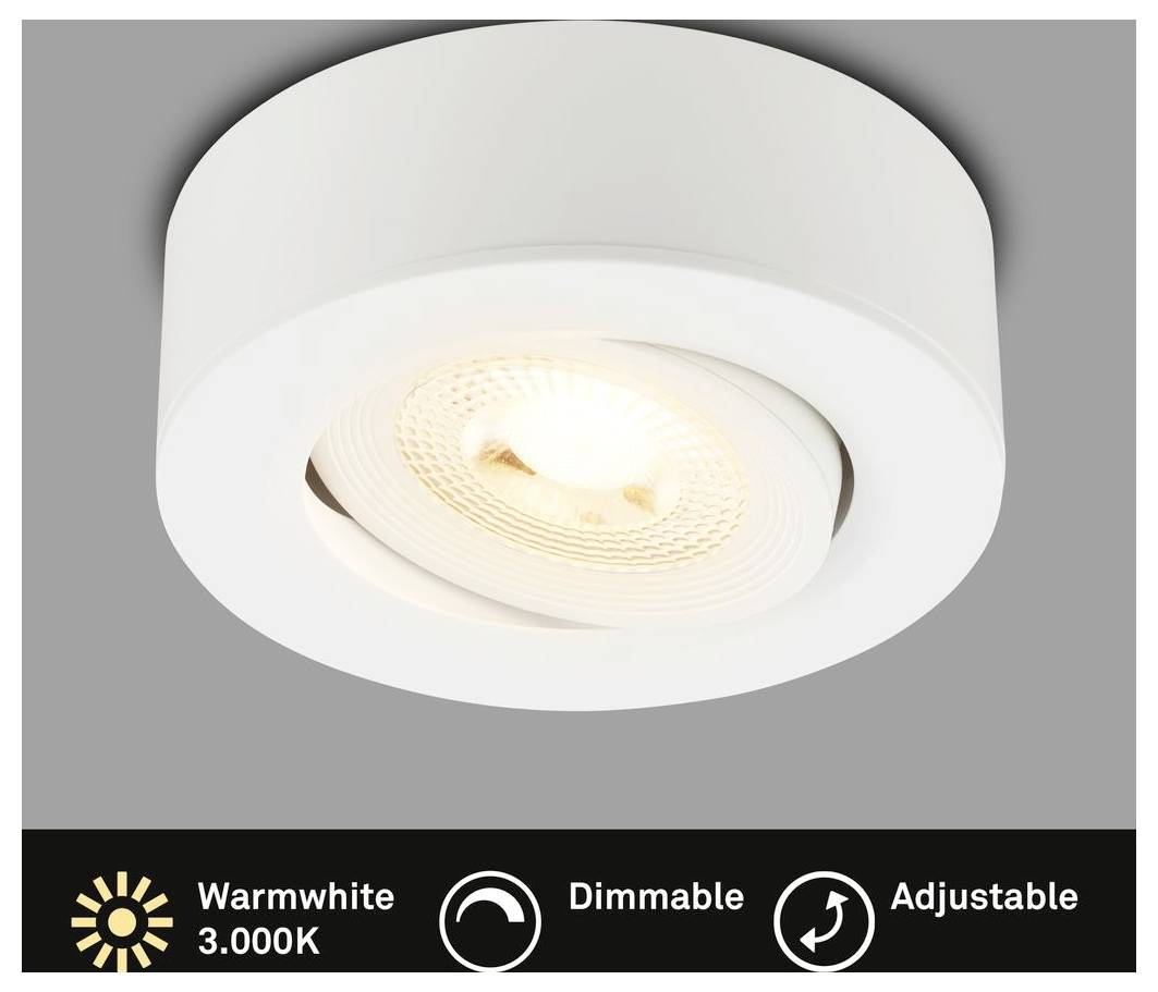 Briloner 7990016 Spot encastrable LED CEE: F (A - G) blanc chaud blanc-7