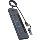 ICY BOX 61159 Hub USB 7+2 ports USB-C® (USB 3.2 Gen 2), USB-C® (avec Power Delivery), USB 3.1 (2è gén.), USB 3.1 (Gen 1)