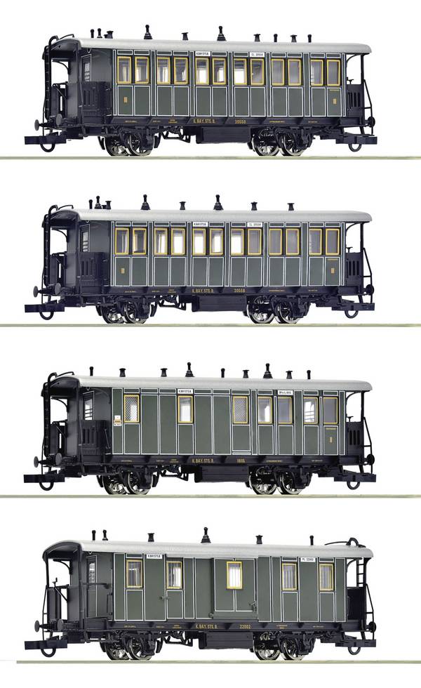 Roco 6200197 H0 4 pièces Train local des chemins de fer royaux bavarois
