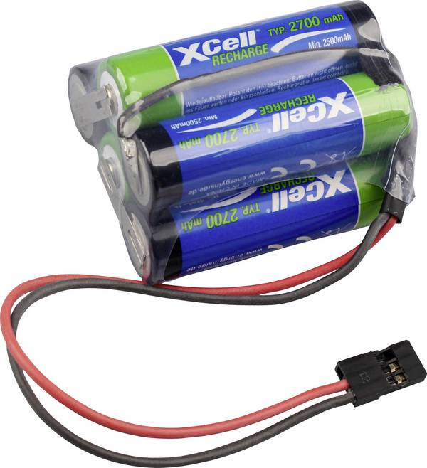 XCell  Pack de piles rechargeables 5x LR6 (AA)  NiMH 6.0 V 2700
