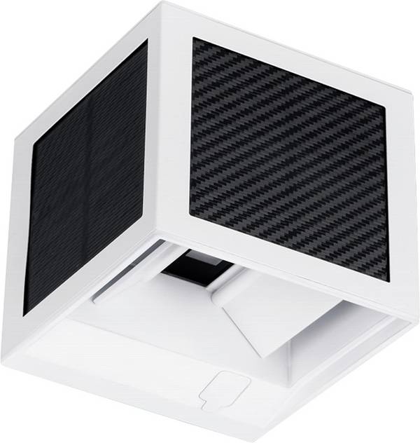 V-TAC VT-408CCT-W 24295 Applique solaire extérieure avec détecteur de mouvement  LED  9 W blanc