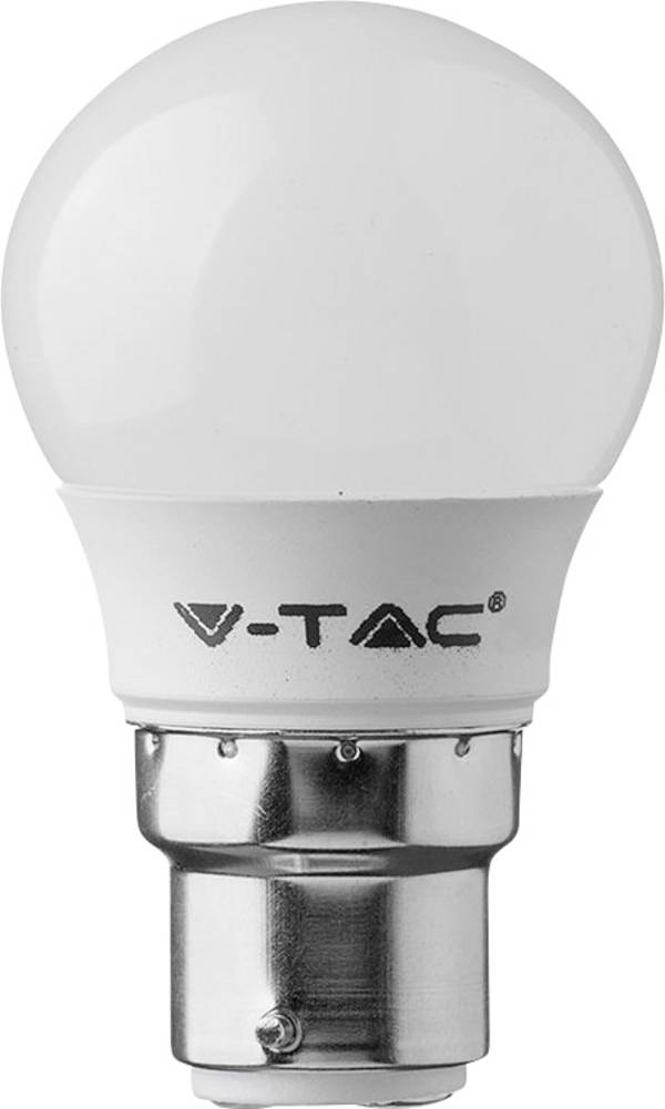 V-TAC 21104 LED CEE F (A - G) B22  4.5 W = 40 W blanc chaud   1 pc(s)
