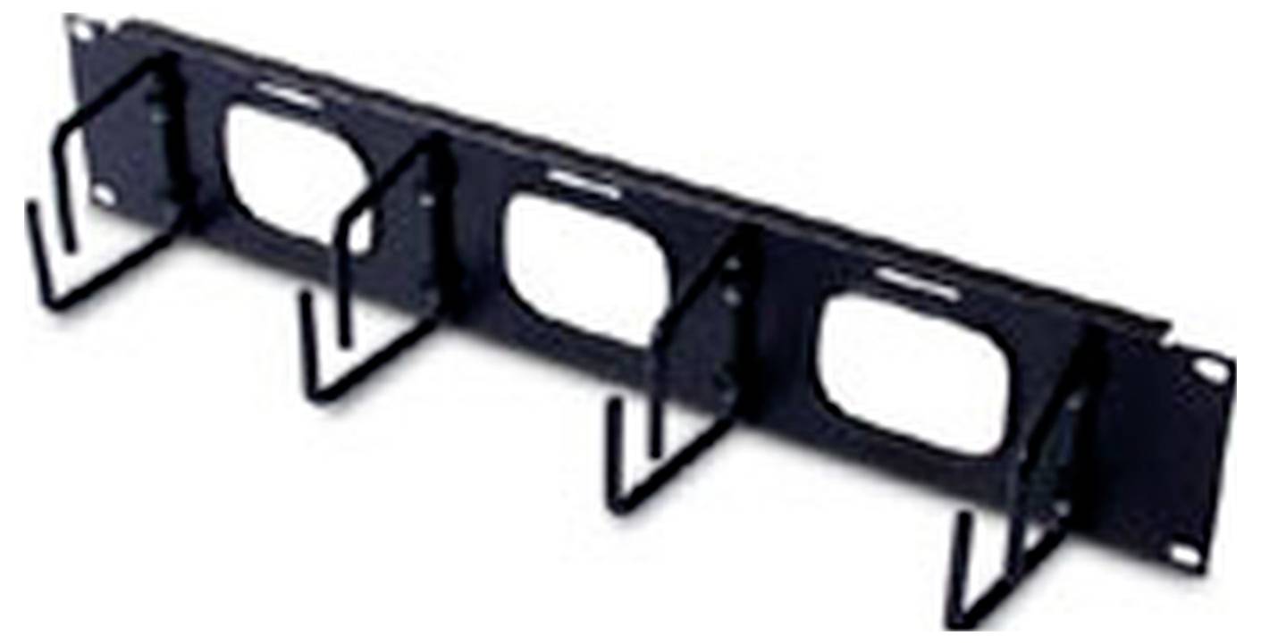 APC APC Kabel Organizer 2HE PassThru schwarz Management de câbles-4