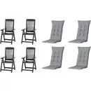 Progarden Tampa+Auflagen SET grü/gr X64454 Set de meubles de jardin
