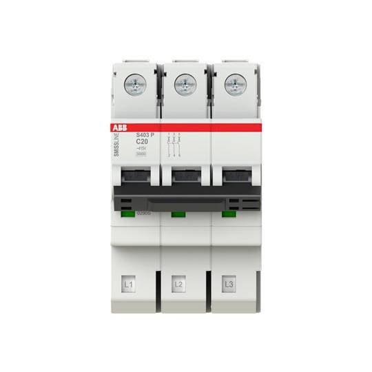 ABB 2CCG000389R0001 S403P-C20 Disjoncteur 20 A 415 V-0
